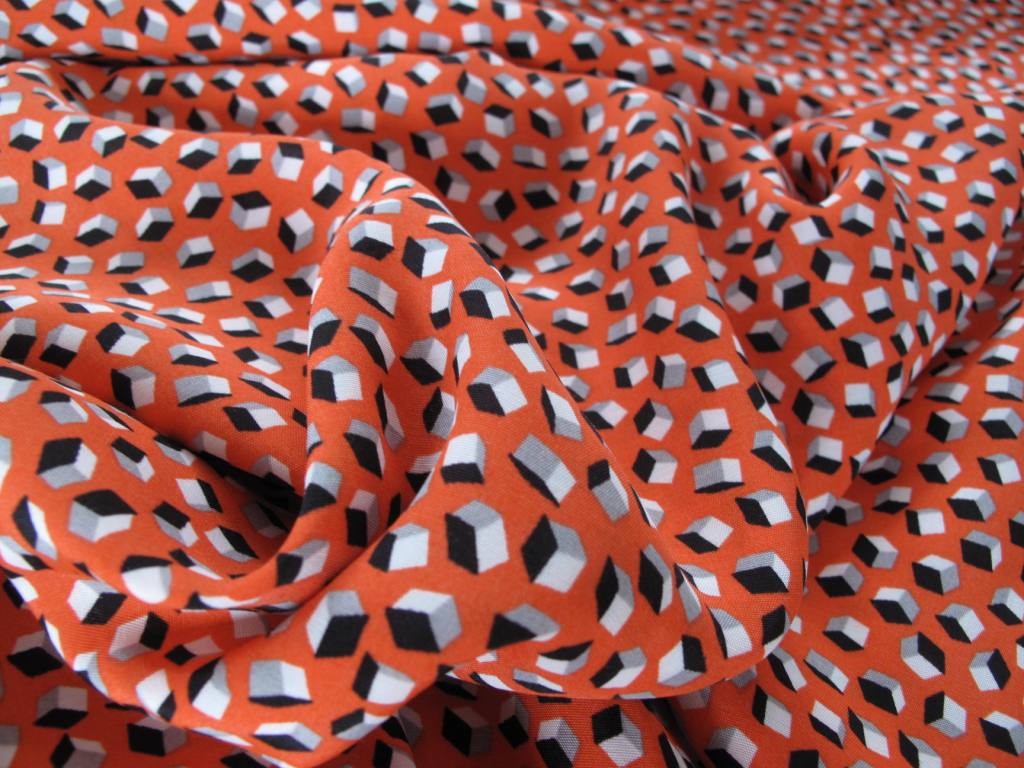 Viscose dress fabric guide