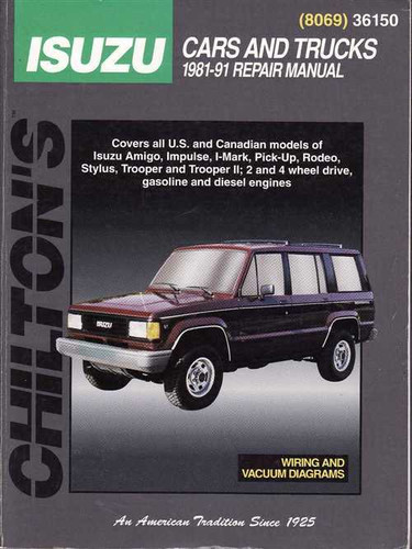 Holden Rodeo Jackaroo Isuzu 1981