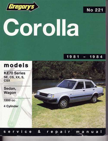 1986 toyota corolla workshop manual #6