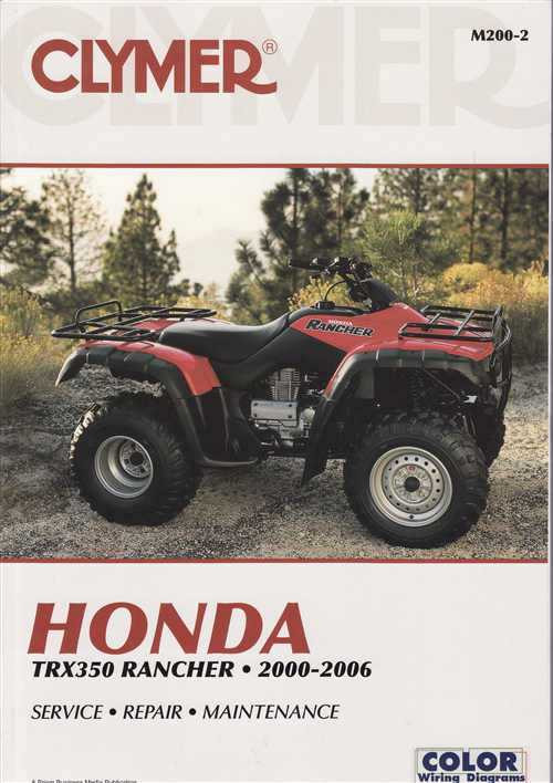 Honda atv workshop manuals