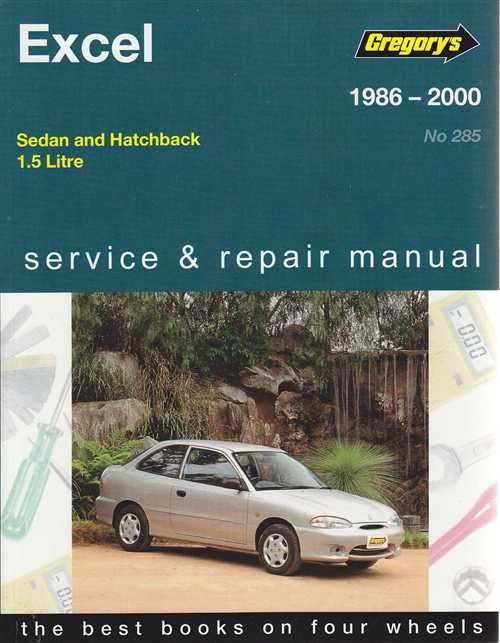 Hyundai Excel 1.5 Litre 1986 - 2000 Workshop Manual