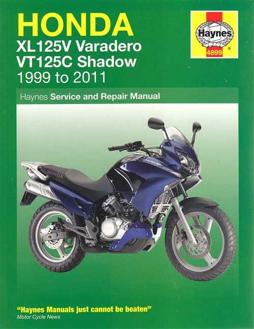 Honda xl125v varadero manual #6