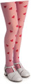 Pink Child Tights with White Hearts 8006
