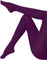 Purple Opaque Pantyhose Tights 8063
