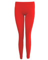 Red Footless Leggings 8093