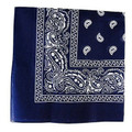 Navy Paisley Bandanna 1915