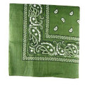 Olive Paisley Bandanna 1929