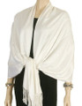 Ivory Pashmina Shawl 2105