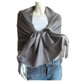 Silver Pashmina Shawl 2113