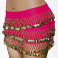 Hot Pink Bellydance Gypsy Scarf 2060