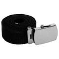 Black Canvas Adjustable Belt 2210