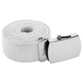 White Canvas Adjustable Belt 2223