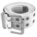 DOZEN White Canvas Two Hole Grommet Belts Mix Sizes 2280A