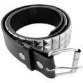 Silver Studded Black Punk Belt 2500-2503