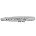 DOZEN Silver 1 Inch Skinny Belts Mix Sizes 2580A