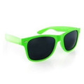 Green Wayfarer Style Sunglasses 1052