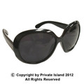 Black Jackie Oversized Sunglasses 1138