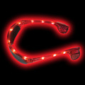 Red Rave LED Aviator Style Sunglasses 7101