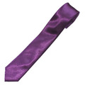 Purple Satin Skinny Narrow Tie 1275