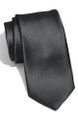 Black 3.75 Satin Tie 6826