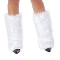 White Furry Leg Warmers 6752
