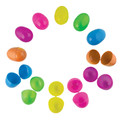 Plastic Easter Eggs Neon Color 100 Pieces 1864