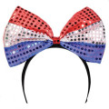 Jumbo American Sequin Bow Headband 1874