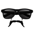 Mustache Wayfarer Sunglasses Incognito S1 Black Velvet Dark 7097