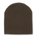 Brown Short Cable Beanie 5711