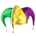 3 Panel Sequin Jester Hat 5870