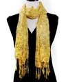 Yellow Peace Sign Scarf 2016