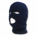 Three Hole Knit Ski Mask - Navy 3059
