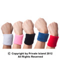 DOZEN Terry Wristbands -  Mix Colors 3069