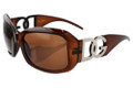 Brown Womans Designer Sunglasses Shades 7051