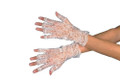 Sexy Fingerless Lace Gloves White 5055