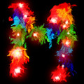 Deluxe LED Light Up Rainbow Boa 2039