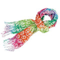 Rainbow Peace Sign Scarf 2017