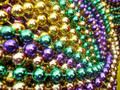 DOZEN 12mm Mixed Mardi Gras Party Beads 6526
