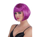 70's Neon Purple Costume Bob Wig 6076