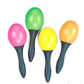 DOZEN Bulk Mexican Party Plastic Neon Maracas 1747