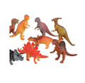 Dozen Jumbo Dinosaurs Bulk 6 Inches Long 9127
