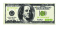 100 Dollar Bill Erasers 10110