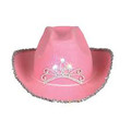 Blinking Pink Tiara Cowboy Hat 5951