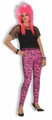 80's Pink Zebra Costume Pants