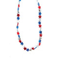 Red, Blue & Silver Star Necklace 6597