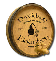 Single Barrel Bourbon Custom Barrel Sign