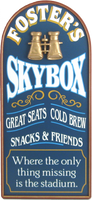 Skybox Sports Plaque Personalized