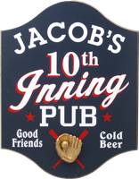 10th Inning Pub Baseball Sign
