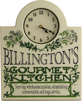 Personalized Gourmet Kitchen Clock