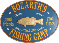 Fishing Camp Sign Personalized